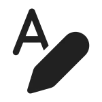 Text Edit Style SVG Icon
